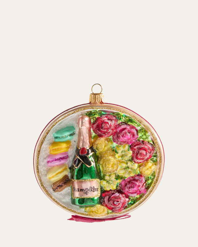 Flower Box With Macarons Ornament